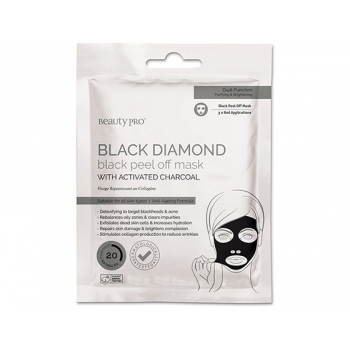 BeautyPro Charcoal Blackhead Peel Off Face Mask 3 x 8ml Applications