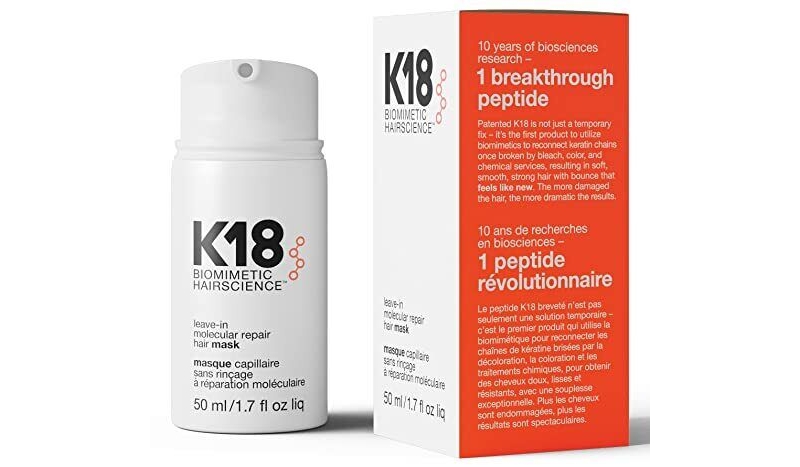 k18 leave-in molecular repair hair mask 50ml