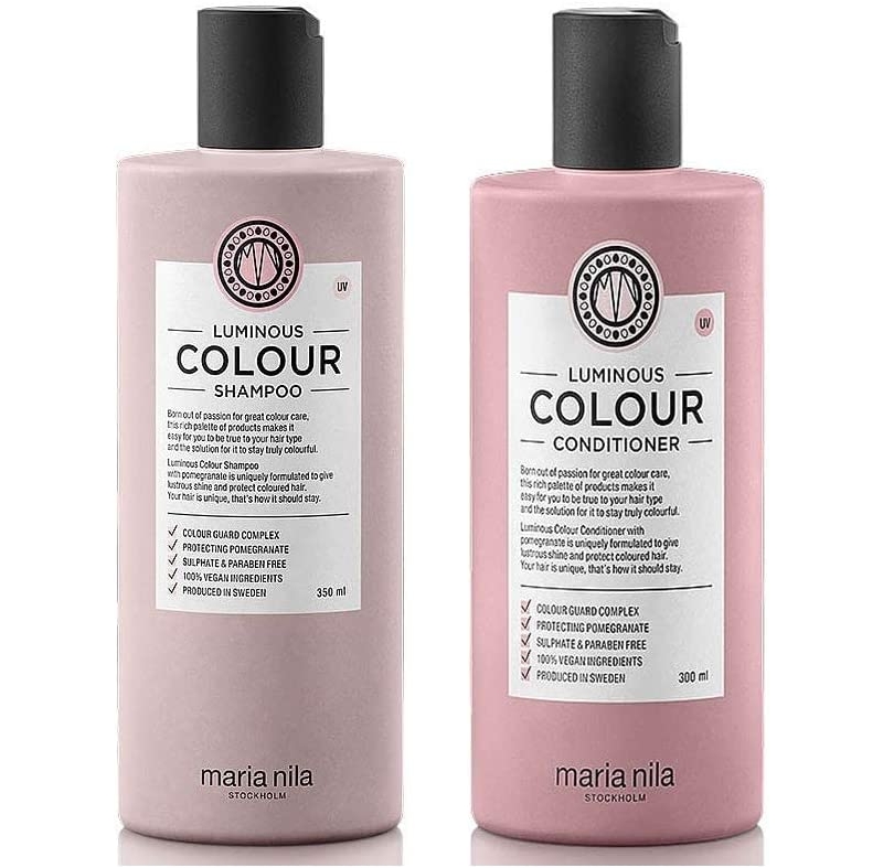 maria nila luminous colour shampoo and conditioner set