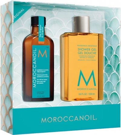 moroccanoil treatment original & shower gel duo