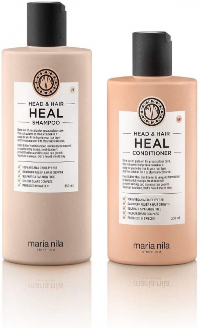 maria nila head and heal shampoo and conditioner set