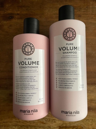maria nila pure volume shampoo and conditioner set
