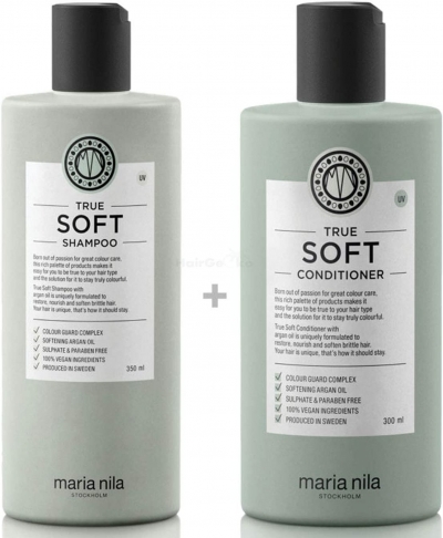 maria nila true soft shampoo and conditioner set